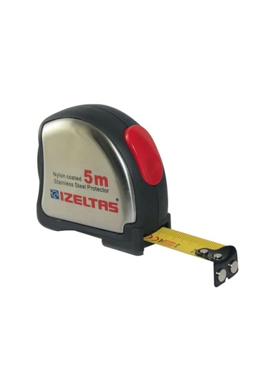 İzeltaş Krom Metre 5m Mıknatıslı