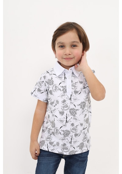 Toontoy Kids Toontoy Erkek Çocuk Desenli Tişört Beyaz Toontoy Kids Toontoy Erkek Çocuk Desenli Tişört Beyaz