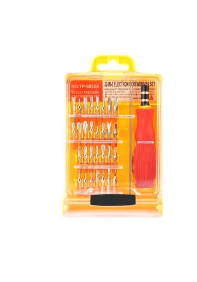 Yayke TP-6032A Elektronikçi Cep Telefonu Bilgisayar Tornavida Seti 32 Parça