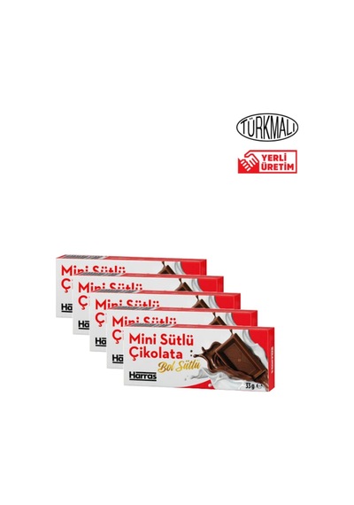Mini Sütlü Çikolata 33gr X 5 Paket