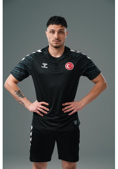 Hummel Milli Takım Line Kamp Tişört Siyah