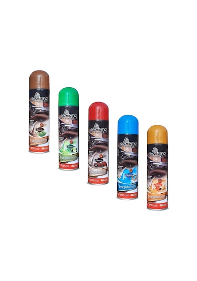 Araç İçi Torpido Plastik Parlatıcı 220ml Sprey Ebrayn 5 Adet
