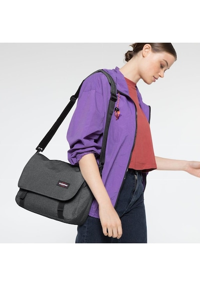 Eastpak JR Black Denim Omuz Çantası Siyah EK07777H Siyah