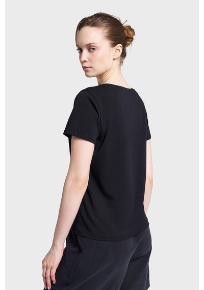 Lescon Kadın Kısa Kollu T-shirt 26y-2127 Siyah