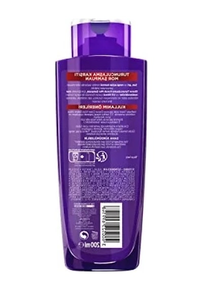 200 Ml Mor Şampuan - Boyalı Saçlar İçin Beyaz