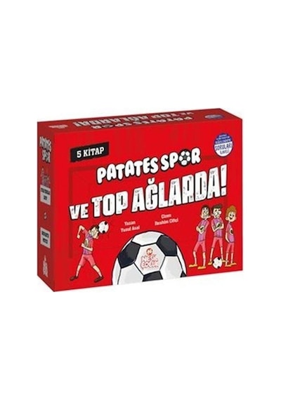 Patatesspor ve Top Ağlarda! Set + Soru Kitapçığı - 5 Kitap Takım - Yusuf Asal - Nesil Çocuk Yayınları