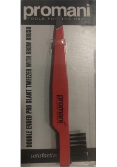 Promani Pr-929 Eğik Uçlu Kaş Fırçalı Cımbız