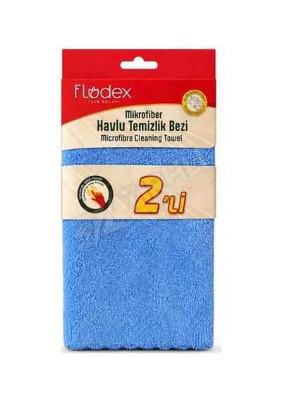 2 Adet Flodex Mikrofiber Havlu Temizlik Bezi 2'li