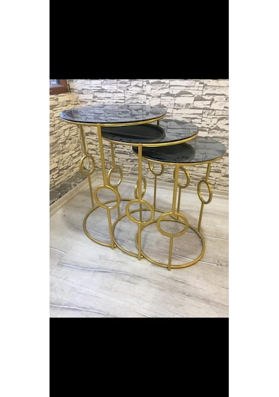Zigon Zlf Hlkalı Siyah Düz Temper Cam Tabla Metal Transmisyon Go