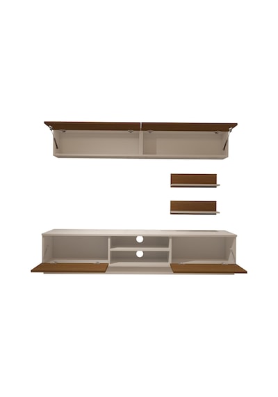 Decoraktiv Eko 5b Mdf Dvd Tv Ünitesi Tv Sehpası - Beyaz Ceviz Beyaz - Ceviz