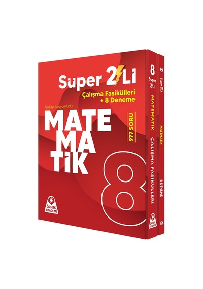 8. Sınıf Süper İkili Matematik Seti Örnek Akademi