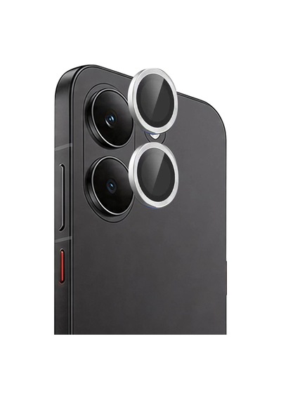 Xiaomi Poco X8 Pro Raze Metal Kamera Lens - Gümüş