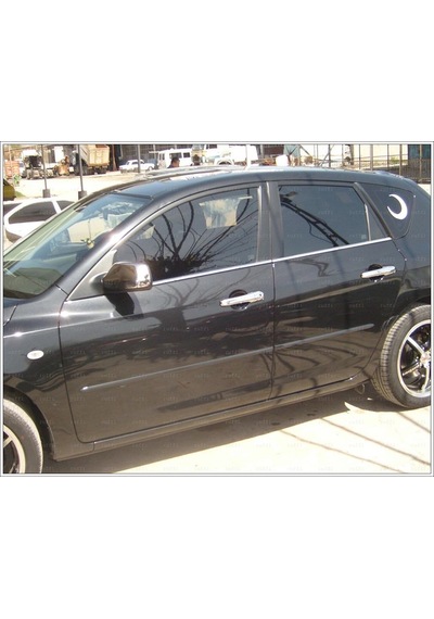Mazda 3 Krom Cam Çıtası 4 Prç. 2003-2009 P. Çelik Hb