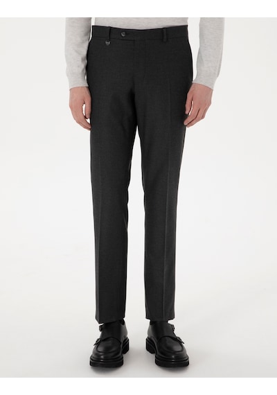 Pierre Cardin Antrasit Slim Fit Kumaş Pantolon 50312923-vr006
