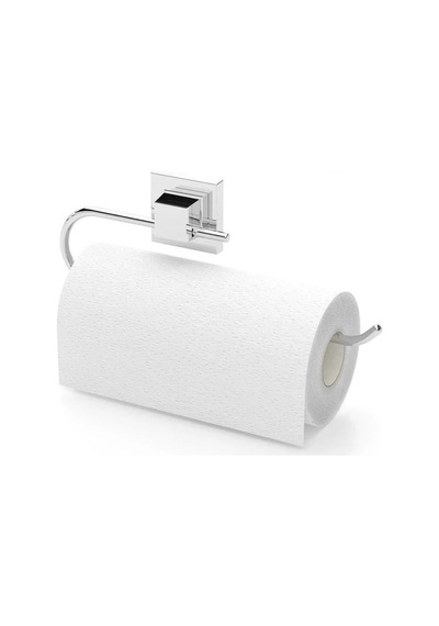 Tekno Tel Ef-240 Krom Kağıt Havluluk Yapışkanlı/vidalı Deliksiz Mutfak/banyo Rulo Askısı Krom