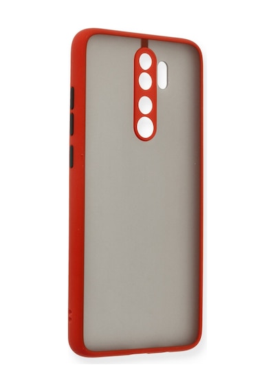 Note 8 Pro Kılıf Montreal Silikon Kapak - Kırmızı