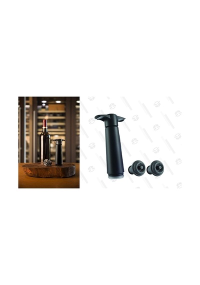 Vacu Vin 886360 Şaraptıpa Seti 6'Lı / Gri Çok Renkli