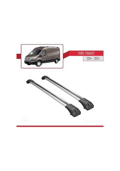 Ford Transit 2014 Ve Sonrası İle Uyumlu Ace-1 Ara Atkı Tavan Barı Gri