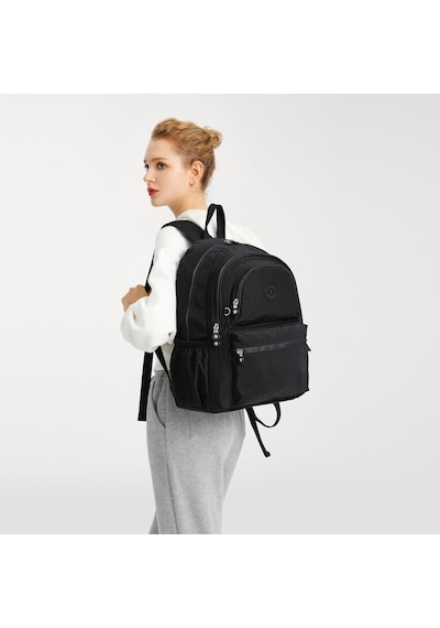 Büyük Boy Sırt Çantası Smart Bags Krinkıl Kumaş 1050 Siyah