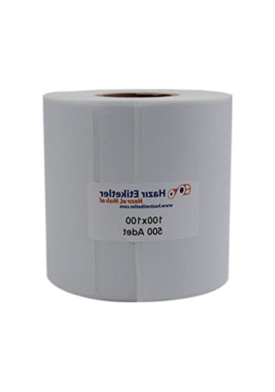 100mm X 100mm Termal Etiket, 500 Adet Rulo 10