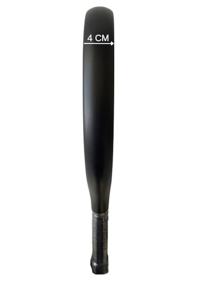 White Edition Karbon Fiber Round Padel Raketi 4013