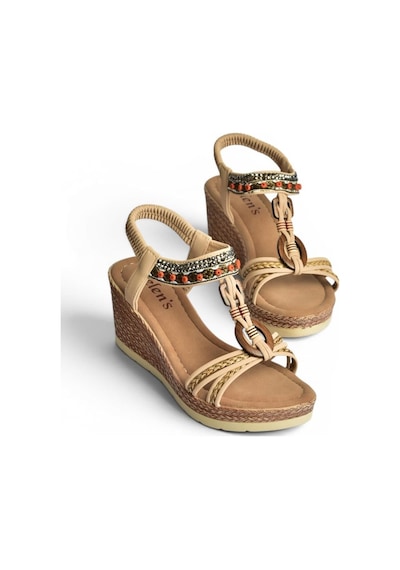 Fox Shoes Y274522209 Ten Dolgu Tabanlı Kadın Sandalet