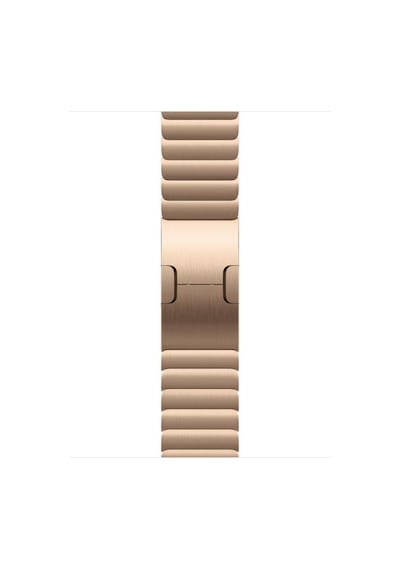 Apple Uyumlu 42 Mm Baklalı Model Altın Rengi Bilezik