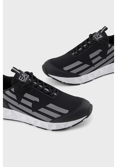 Ea7 Unisex Ayakkabı X8x217 Xk433 N763 Siyah-gümüş Siyah-gümüş