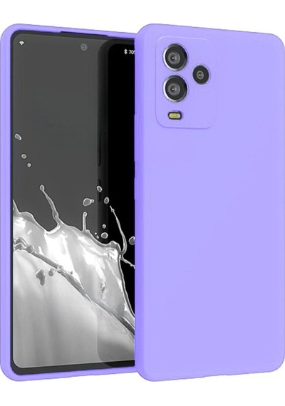 General Mobile Gm 24 Pro Uyumlu Silikon Kılıf - Kamera Korumalı Esnek Kapak - Lila