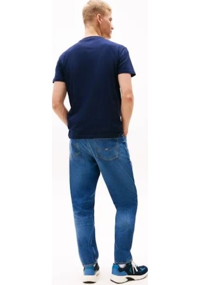 Tommy Hilfiger Erkek Marka Logolu Organik Pamuklu Bisiklet Yakalı Günlük Kullanıma Uygun Lacivert T-shirt Dm0dm20744 C1g Tommy Hilfiger Erkek Marka Logolu Organik Pamuklu Bisiklet Yakalı Günlük Kullanıma Uygun Lacivert T-shirt Dm0dm20744 C1g