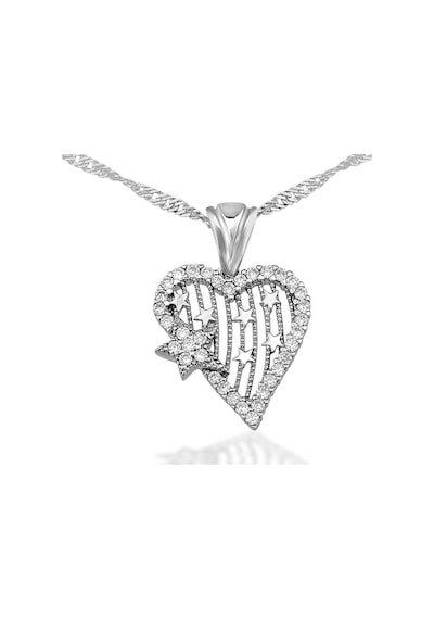 Gümüş Kalp Yıldız Bayan Kolye Pnd47138263 Gümüş