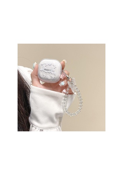 Samsung Galaxy Buds 2 - Buds Pro - Buds Live - Buds 2 Pro - Buds Fe Uyumlu Kılıf Süslü Kalp Desenli Mor-kalp