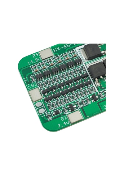 6s 12a 18650 Bms Li-ion Lityum Pil Batarya Şarj Cihazı Koruma Kartı