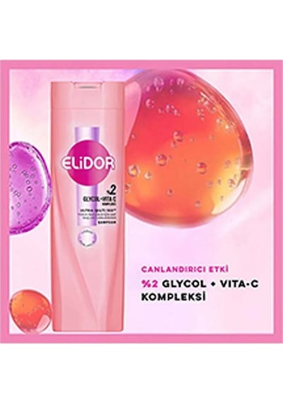 4 Adet Elidor Ultra Işıltı Şampuan 400 Ml