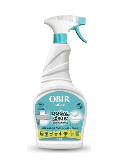 Obir Natürel Köpük Temizleyici 2'li Set 750 Ml X 2 Doğal Ve Etkili Temizlik