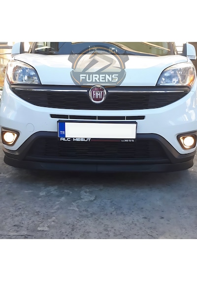 Fiat Doblo 4 2015-2023 Uyumlu H Lip Esnek Ön Lip 2 Parça Karlık Ön Ek Tampon Altı Dill