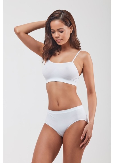Elite Life 810 A-03 Kadın Slip Külot Beyaz
