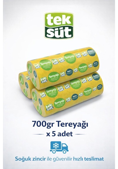 Tereyağ 700 Gr X 5 Adet