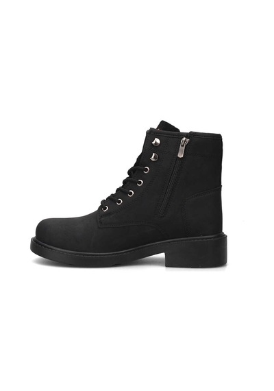 Kocamanlar Unisex Kışlık Uzun Dayanıklı Kauçuk Taban Bot Outdoor Postal Bot Siyah