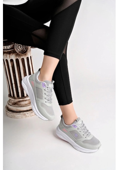 2110-1 Kadın Rahat Sneaker Gri