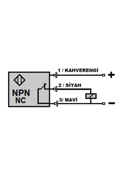 Mefa Muk15-s30-nk ,m30/15cm Npn-nc 3-kablo Kapasitif Sensör