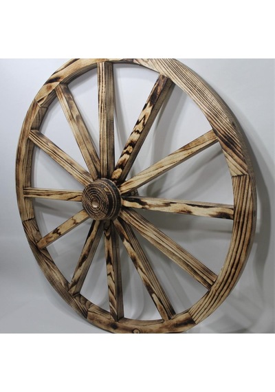 Otantik Ahşap At Arabası Tekeri 100 Cm. Diğer