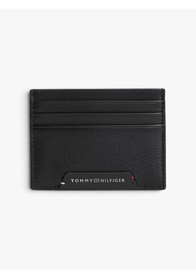 Tommy Hilfiger Th Corp Cc Holder Erkek Siyah Cüzdan - Am0am14793