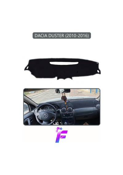 Dacıa Duster 2010-2016 Torpido Örtüsü Güneşten Korur Kolay Montaj Tam Uyum Araca Özel E20 Torpido Halısı