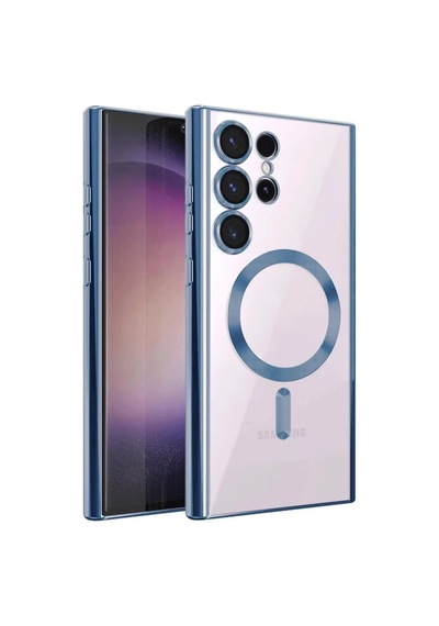 Galaxy S24 Ultra Kılıf Kross Magneticsafe Kapak - Sierra Blue