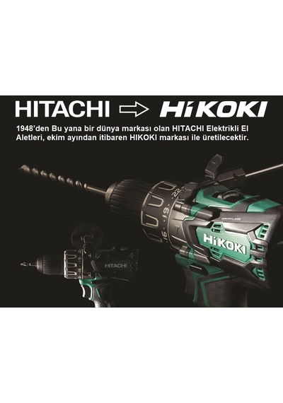 Hitachi DV18DBSL 18Volt/5.0Ah Li-ion Çift Akülü Kömürsüz Profesyo