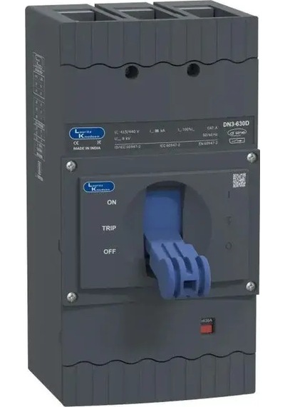 Lauritz Knudsen, CM94006OOT1OG-DSINE DN3-630D, 630A, 3P, 36kA MCCB, Kompakt şalter
