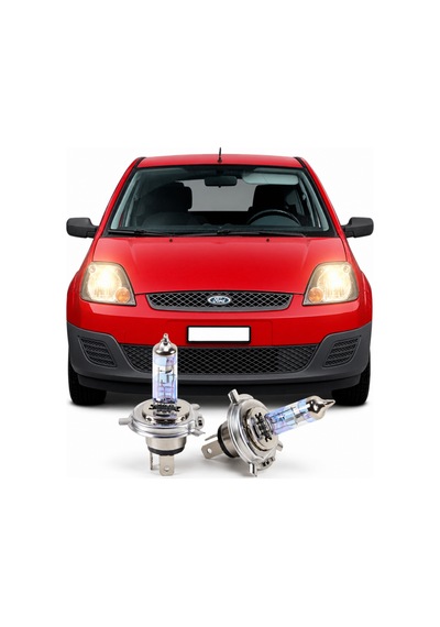 Ford Fıesta Halojen Sarı Kısa Ve Uzun Far Yedek Ampulü H4 Xtreme Vısıon %150 Xv 2 Adet