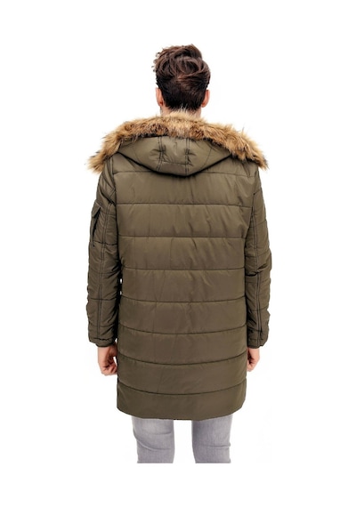 Plt8636 Dewberry Erkek Palto-haki Haki