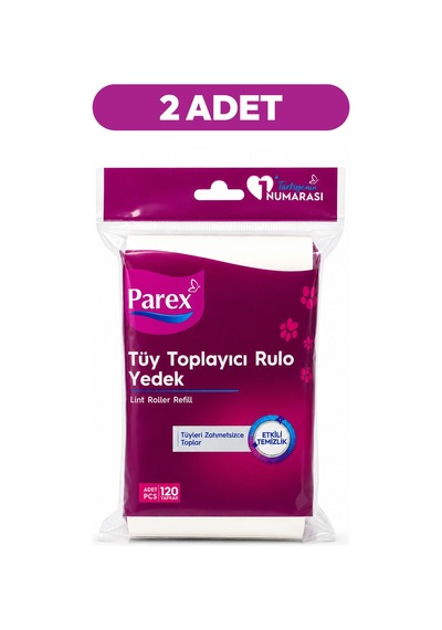 Tüy Toplayıcı Yedek Dörtlü Rulo İki Paket